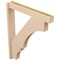 Ekena Millwork 5 1/2-in W x 34-in D x 42-in H Balboa Block Rough Cedar Woodgrain TimberThane Outlooker, Primed Tan OUTUR055X34X42BOA44RCPR - alternate 5
